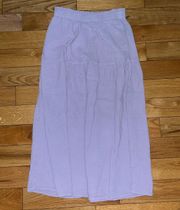 Purple Maxi Skirt