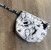 Harry Potter Print Ron Weasley Hermione Granger Pouch Cosmetic Accessories Bag