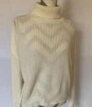 #15  Ambiance Apparel Ribbed Turtleneck Sweater