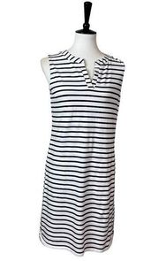 Chico’s Dress Shift Tee Shirt Sleeveless V-neck Stripe Chico’s 0 - Women’s XS