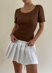 Brown Short Sleeved Vintage Tee