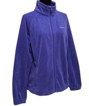 Columbia  Benton Springs Purple Fleece Full Zip Jacket Size XL