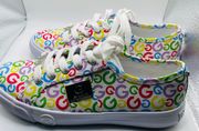 Signature G logo Sneakers Shoes Woman’s size 6 1/2 white, multicolor