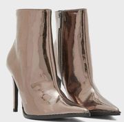 NEW TOPSHOP Honey Anke Boot Snake Print