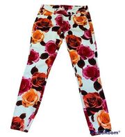 2B Bebe floral skinny jeans