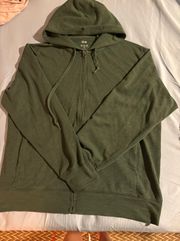 Forest Green Christy Full Zip Uv Hoodie XL