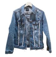 Just USA distressed denim jacket