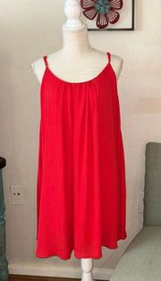 salmon colored dress.  Women size large