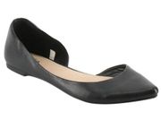 Mossimo Supply Co. Black D'Orsey Pointed Toe Ballet Slip-on Flats Size 10