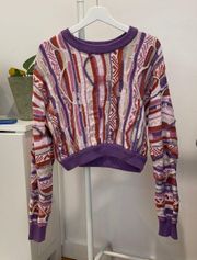 Abstract Knitted Sweater