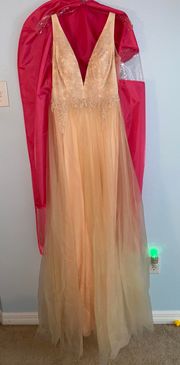 Peach Prom Dress