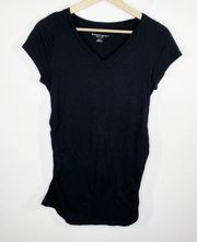 Liz Lange Maternity for Target Black Short Sleeve Tee Women's Size X-Small XS