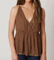 BKE Boutique Embellished Tank Top