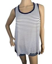 Helly Hansen Striped Loose Athletic Tank Top