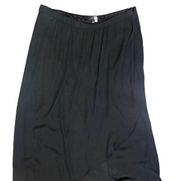 The Limited Skirt Long Black Layered Front Womens Large