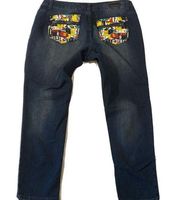 rocawear jeans capri size 18 graffiti pockets