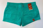 NWT Arizona Women's Green Short Size 9 