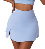 Baby blue tennis Skirt