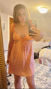 Cute little orange Sundress🌷🌷