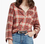 ☀️3/$25 Pendleton Frankie Flannel Shirt red cotton