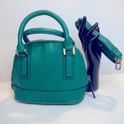 Green Merona Crossbody med mini handbag