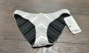 Athleta Women’s Small Reversible Chevron Reversible Bikini Swim Bottom New NWT