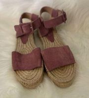 Saks fifth avenue plum espadrilles