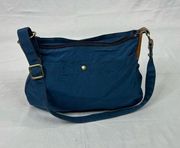 Vintage 1980s L.L. Bean Maine Navy Blue Bag Tote large