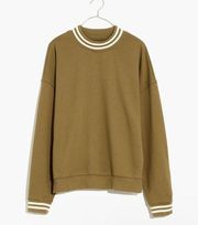 Madewell (Re)Sourced Cotton Studio Ringer Mock Neck Sweatshirt in British