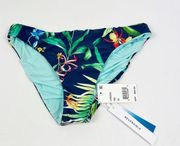 Lucky Brand Blue Floral Bikini Bottom Size XS NWT