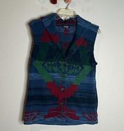 🌺 Chaps aztec print sweater vest