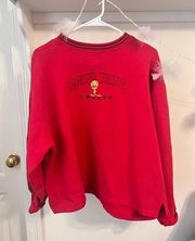 Looney Tunes VTG 2001  Red Women’s XL Embroidered Tweety Bird Crewneck Sweatshirt