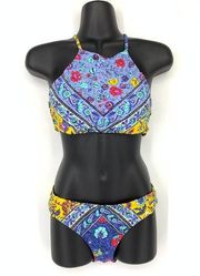 Nanette Lepore Women's Size Small Woodstock Siren Two Piece Bikini Swimsuit