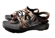 Women’s Chaco Brown Orange Copperhead 2 Unaweep Strappy size 9