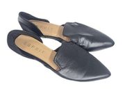 ESPRIT Pointed Toe Black Flats Size 6.5