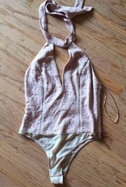 lace body suit. S