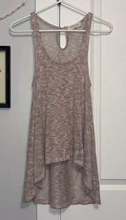 Nordstrom Metallic Knit Tank Top