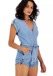 GUESS Blaire Tie-Front Romper