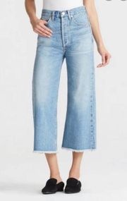 Citizens of Humanity  emma wide leg crop in stax size 28 $269 #1689B-837