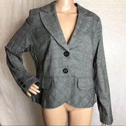 Gray Patterned Blazer