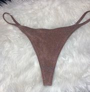 Skims size 3X bikini bottoms thong swim jasper glitter shimmer SW-THG-0112 NWT