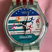 Vintage 1996 Atlanta Summer Olympics Swatch Watch