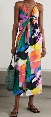 MARA HOFFMAN Lolita Abstract Midi Dress (XXS)