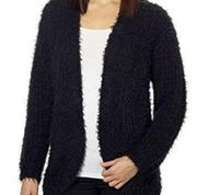 Kensie eyelash open front cardigan size medium