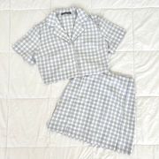 Two Piece Gingham Set