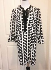 Esley black and white dress, Medium