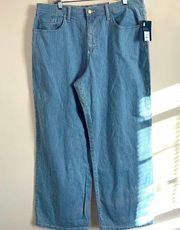 relaxed wide leg jeans striped size 16 regular universal thread blue