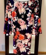 Floral Dress With Fabulous Bell Sleeves🌸