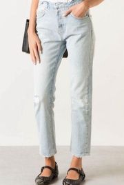 Current/Elliott The Original Straight w/ Cut Off Waistband Jeans | 26