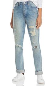 BLANKNYC The Cooper Womens 25 Blue Denim Straight Leg Slim Leg Jeans NWT